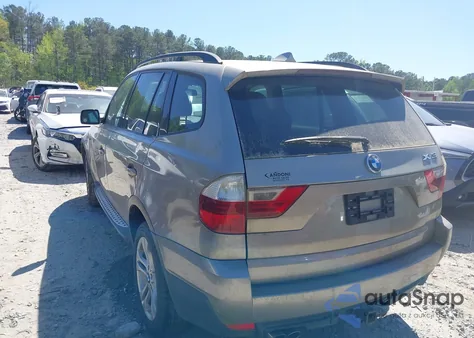 2008 BMW X3 3.0Si from USA, damaged, VIN WBXPC93418WJ23343